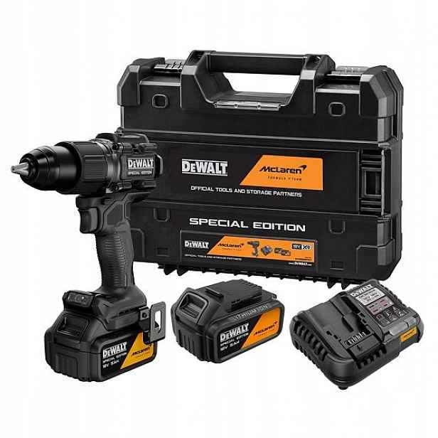 DeWalt DCD86MP2T aku příklepová vrtačka 18V/2*5Ah, 90Nm, 0-650/2000 ot./min