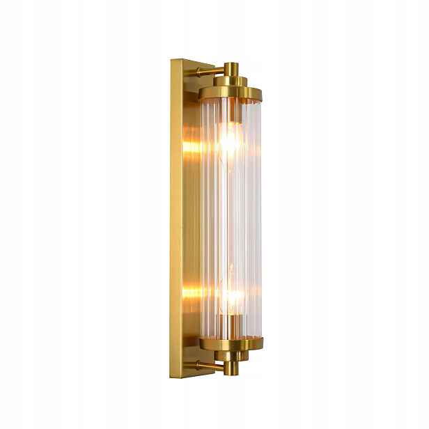 Nástěnné svítidlo Lorenzo 2xE14 Zlaté, moderní design Light Prestige