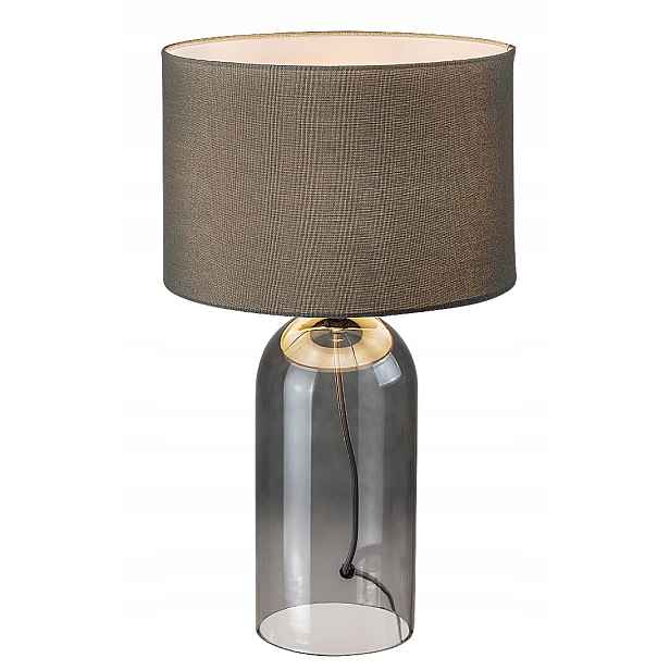 Stolní lampa Rabalux Luxin s kouřovým sklo E14 40W 45 cm