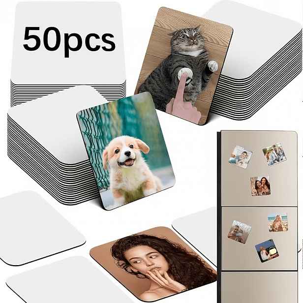 TEMU Magnetky na lednici na zakázku, úprava fotografií, nahrajte svůj vlastní obrázek, personalizované magnetické samolepky, kreativní pamětní dárky,