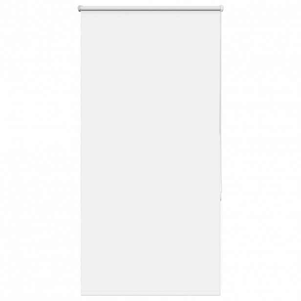 vidaXL Roleta zatemňovací bílá 65x175 cm šířka látky 60,7 cm polyester