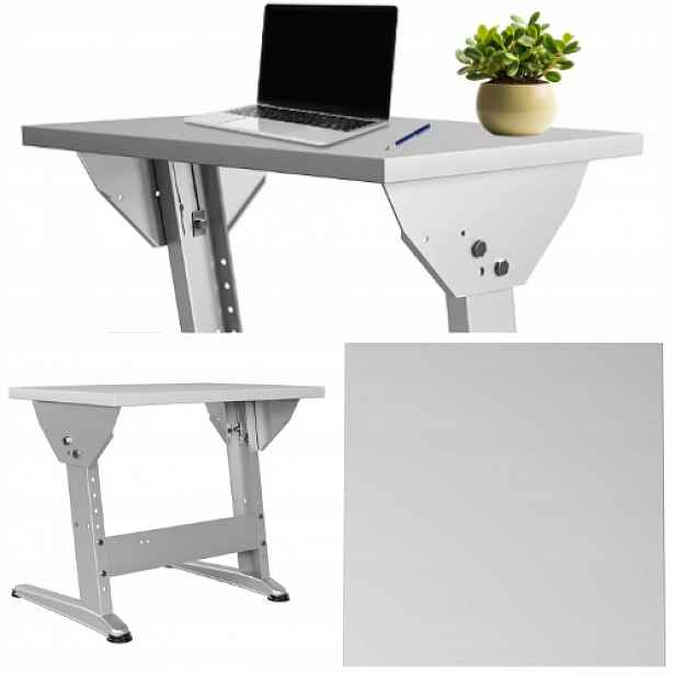 Kessler Pro Psací stůl KSV-L1 695x500 mm s nastavitelnou pracovní deskou Popel