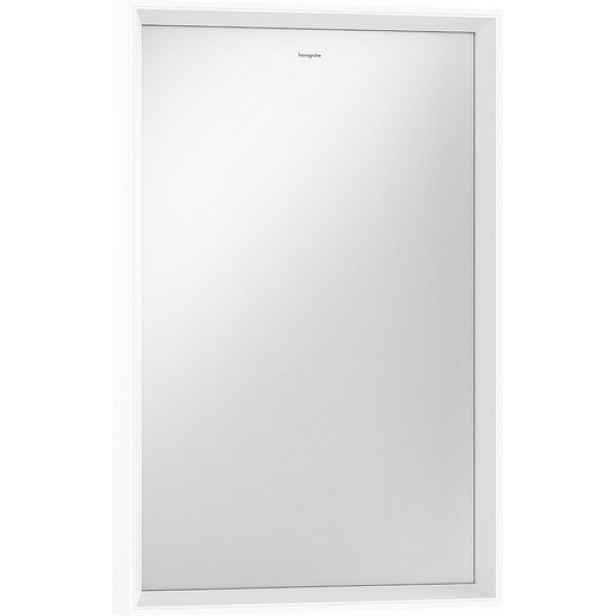Led zrcadlo s infračerveným senzorem Hansgrohe Xarita E 50,6x70,6 cm bílá matná 54998700