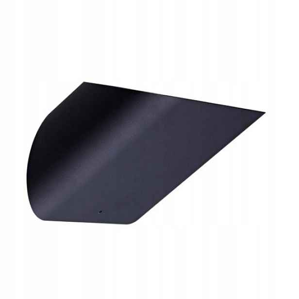 Nástěnná lampa Luxe černá kovová