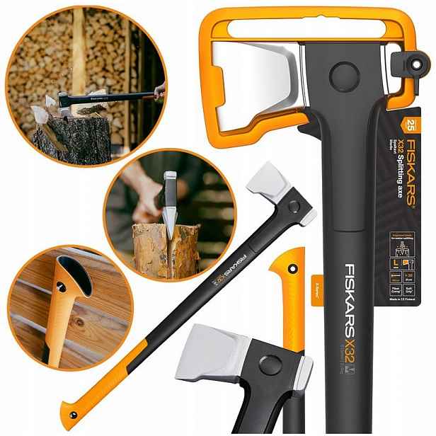 Štípací sekera X32 ostří L X-series 81,5 cm pro štípání dřeva >30 cm