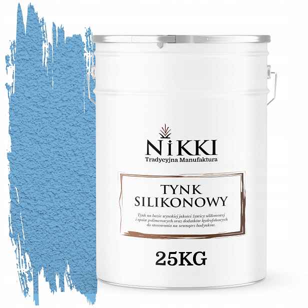 Silikonová Fasádní Omítka Modrá F116 25KG Beránek Granulace 1.5mm