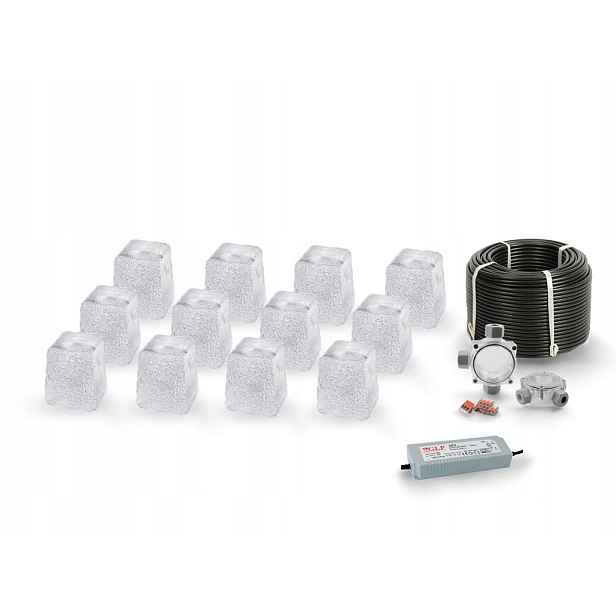12x Led nájezdové svítidlo 12V IP68 Bc Piccola