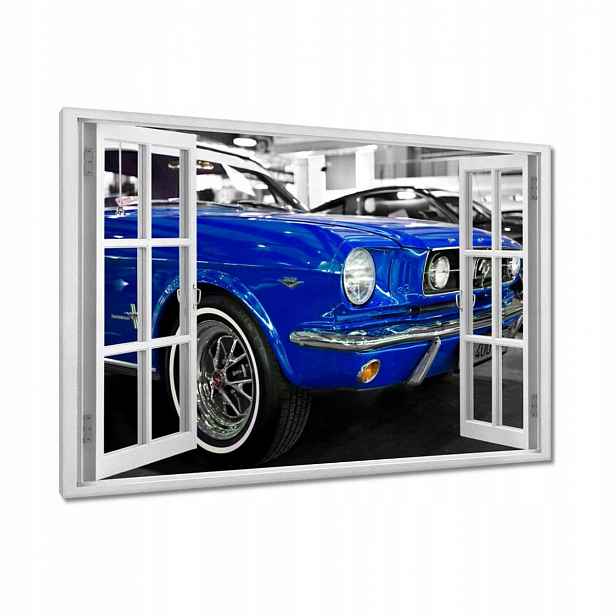 Obrazy 90x60 Modrý Ford Mustang