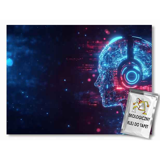 Fototapeta Flizelina Cyberpunk Techno Digital Synth Hudba 208x146 130g
