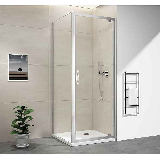 Gelco SIGMA SIMPLY obdélníkový sprchový kout pivot dveře 800x900mm L/P varianta, čiré sklo