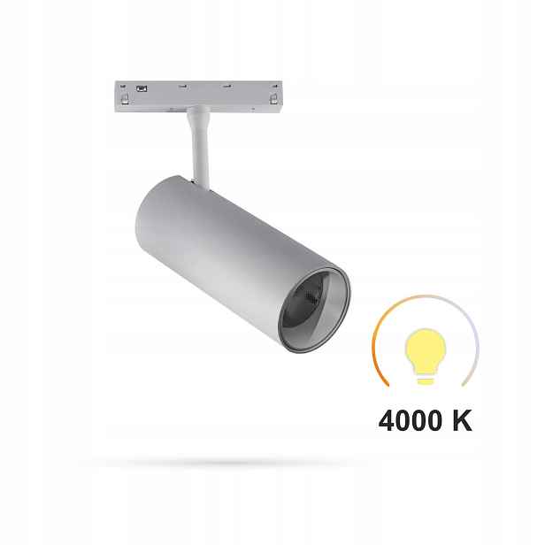 Reflektor Bílý Led Track 12W 4000K Neutrální Smart Track 48VDC