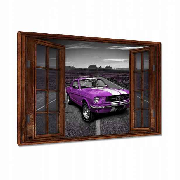 Obrazy 120x80 Fialový Ford Mustang