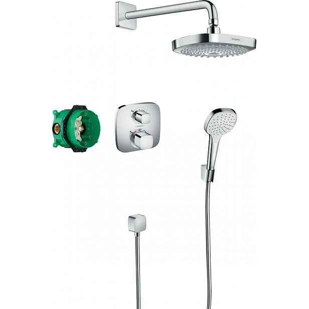 Sprchový systém Hansgrohe Ecostat včetně podomítkového tělesa chrom 27294000