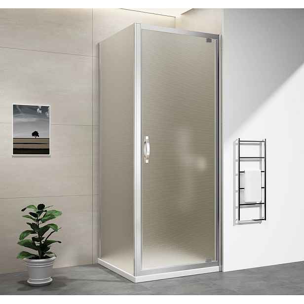 Gelco SIGMA SIMPLY obdélníkový sprchový kout pivot dveře 900x750mm L/P varianta, sklo Brick