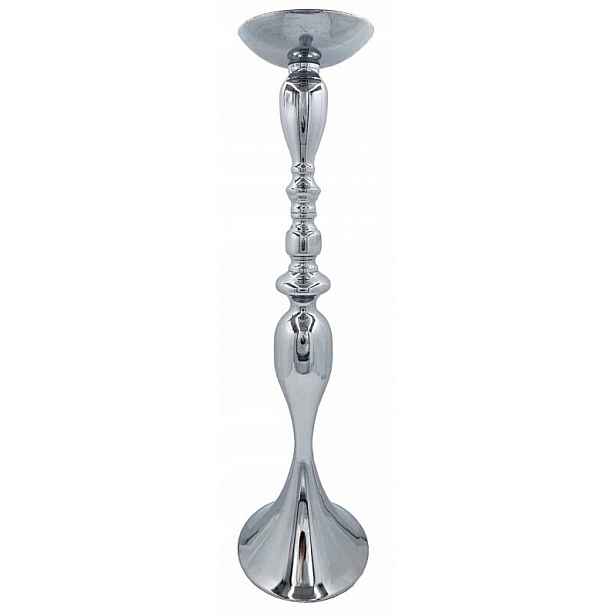 Postument Držák Na Květináč Stojan Na Květiny 64 cm stříbrný BC-4