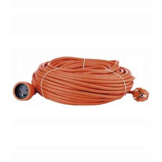 Prodlužovací Kabel 1 zásuvka 40 m oranžový Emos