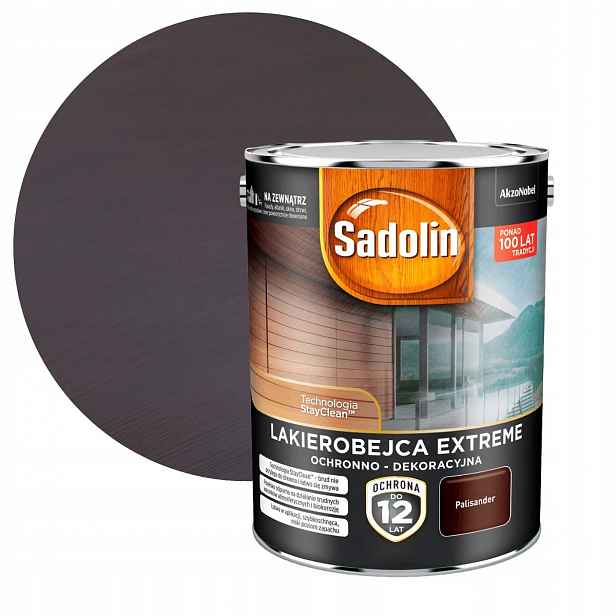 Sadolin Lakobejca Na Dřevo Extreme Palisander 4,5L