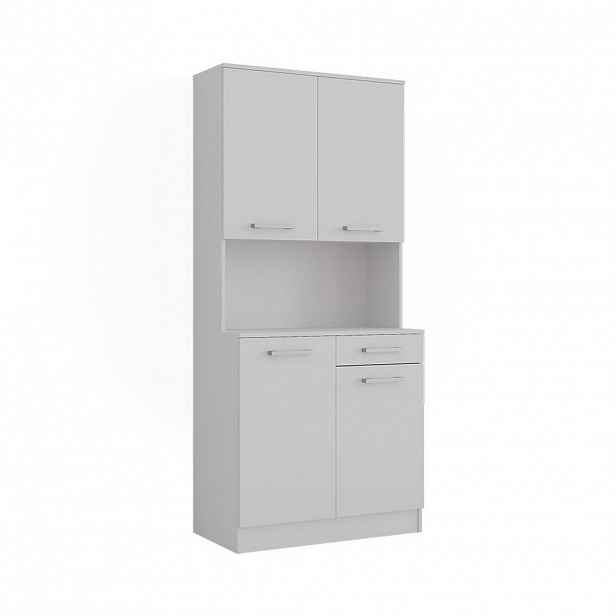 Vicco KUCHYŇSKÝ BUFET Raul Bílá 83.6 x 188.5 cm se 4 dvířky a 1 zásuvkou
