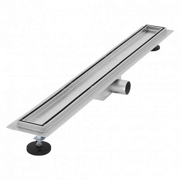 LuxeBath SPRCHOVÁ ŽLAB 80 cm stříbrná