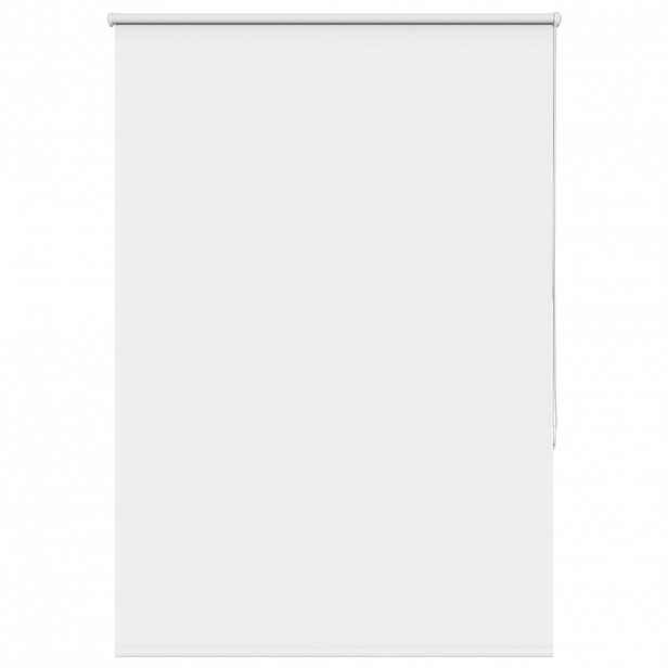 vidaXL Roleta zatemňovací bílá 90x175 cm šířka látky 85,7 cm polyester