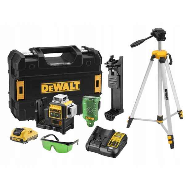 Zelený laser akum DCE089D1G stativ 184 cm DeWalt