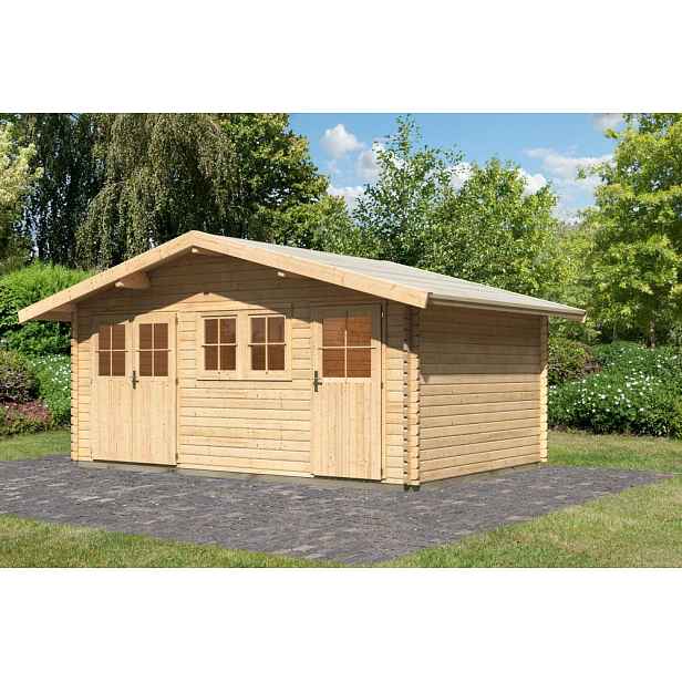 Dřevěný zahradní domek 507 x 327 cm Dekorhome