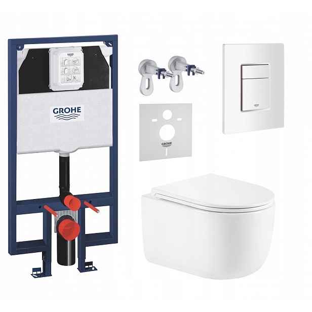 7v1 Wc Set, Stelaz Grohe Slim Wc Mísa Tornado Imprese Tlačítko