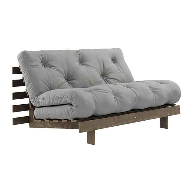 Šedá rozkládací pohovka 140 cm Roots – Karup Design