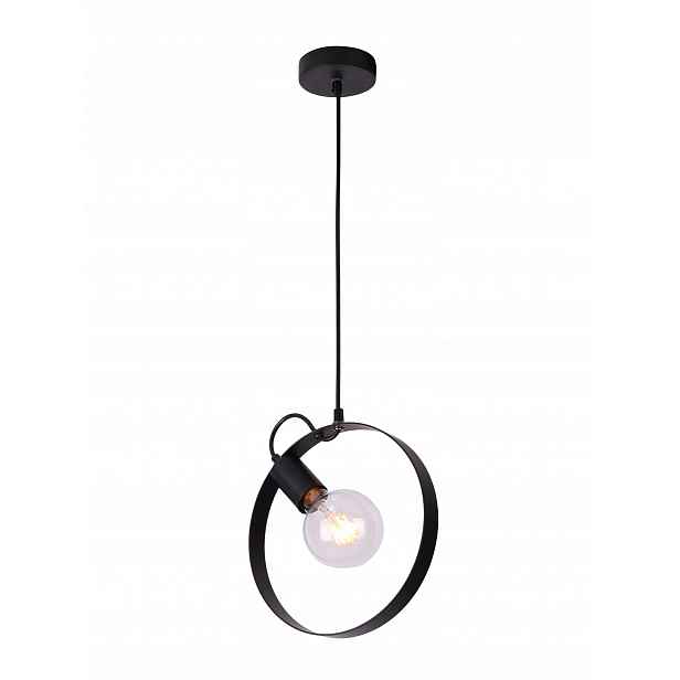 Závěsná lampa kulatá černá 1x40W E27 Nexo Ledea