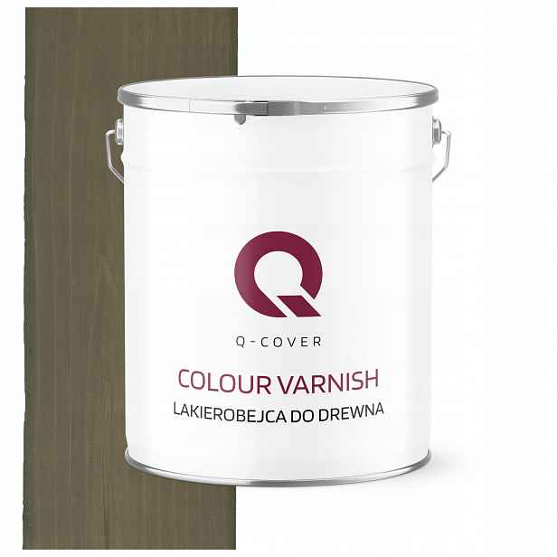 Lakovací Hmota Na Dřevo 3V1 Lazura Šedá S Hnědou Barvou 7013, Polomatná, 5 L Ochranná