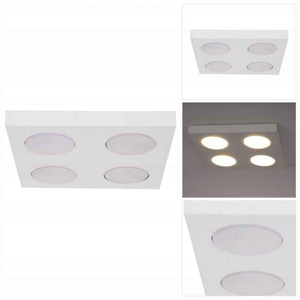 Stropní Svítidlo bílý Hero 4 zdroje jemné světlo v kuchyni Sigma Lighting
