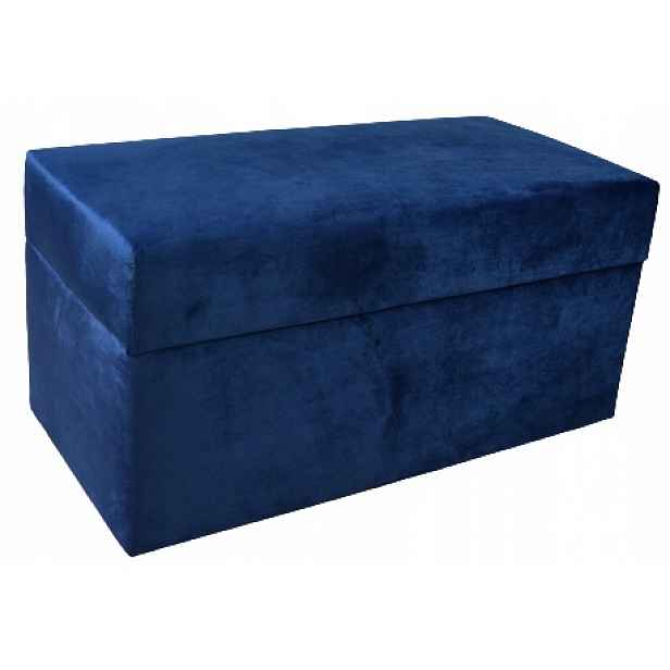 Taburet Kufer Otevíratelný velur Velvet Fresh barvy