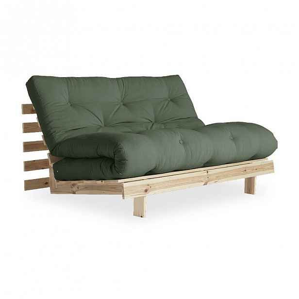 Variabilní pohovka Karup Design Roots Raw/Olive Green