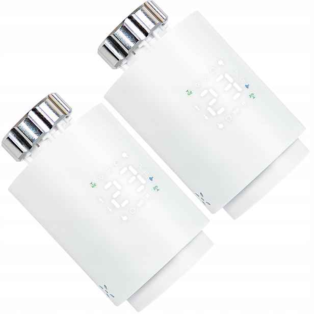 2x Termostatická Kartuše Zigbee 3.0 Inteligentní Radiátorová Smart Tuya