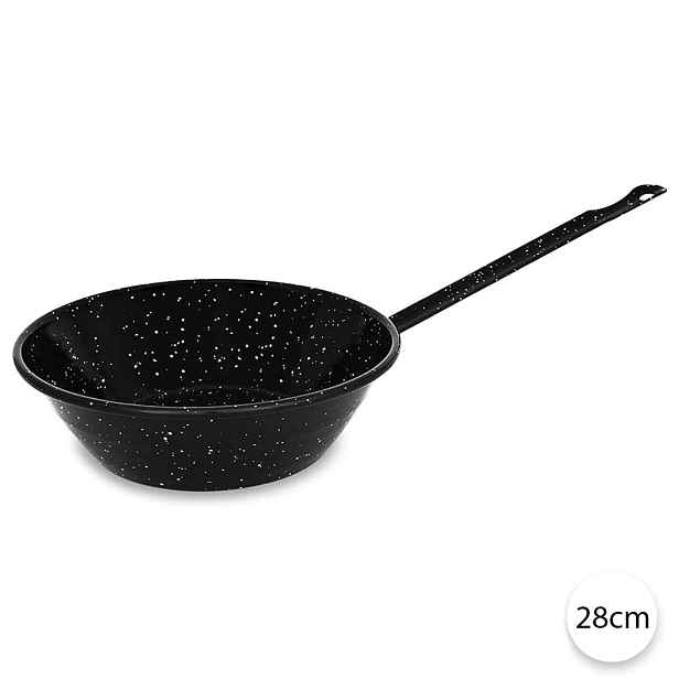 Garcima 16605 Smaltovaná paella pánev, 28cm