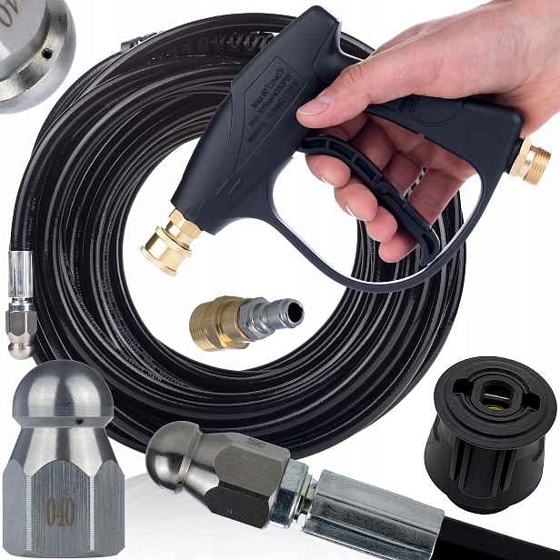 Sada Na Čištění Kanalizace 20 M22 Pistole 300 Bar Pro Karcher K2-K7