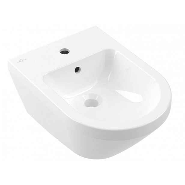 Villeroy & Boch Architectura - Závěsný bidet, otvor pro baterii, alpská bílá 74870001