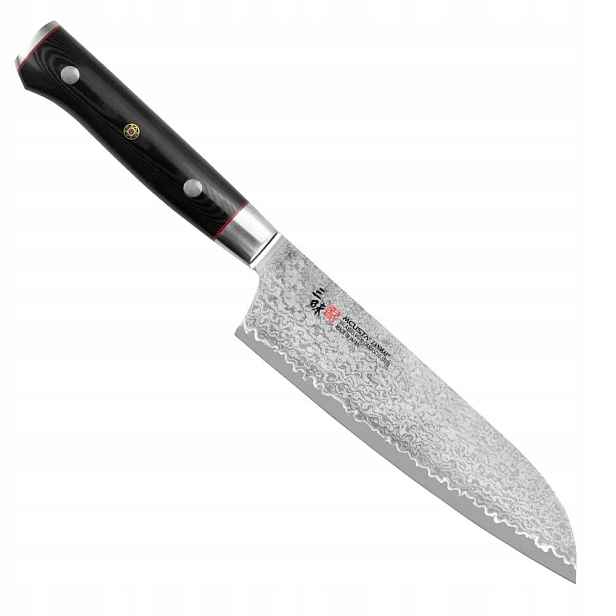 Mcusta Zanmai VG-10 Pro Zebra Japonský Nůž Santoku na Zeleniny 18 cm