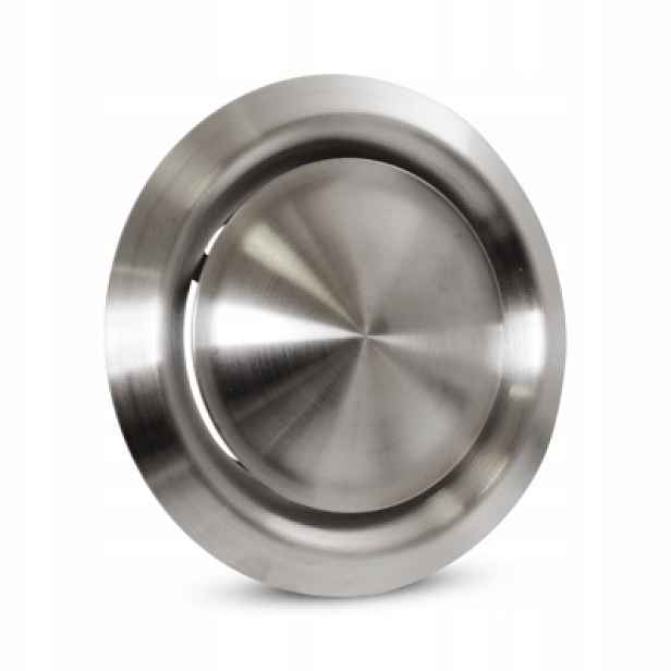 Anemostat Kcn fi 150 mm chromniklový nerezový