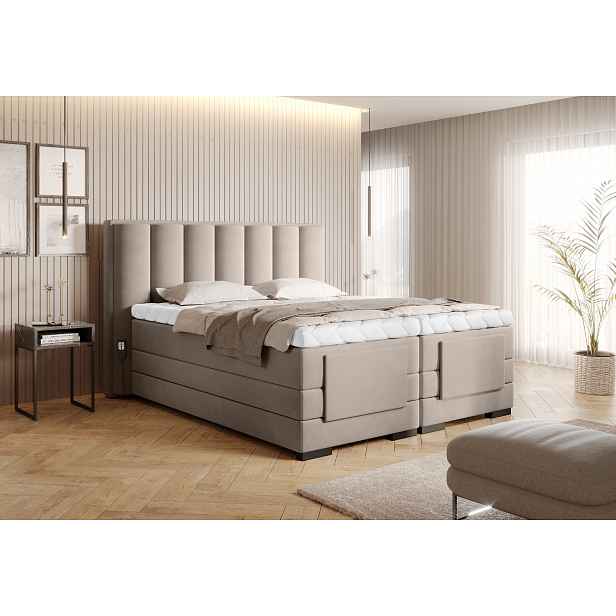 Boxspring Veros Rozměr: 140 x 200 cm, látka: Sola 18