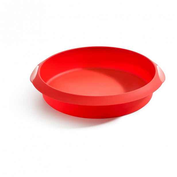 Černá silikonová forma na pečení Lékué, ⌀ 20 cm