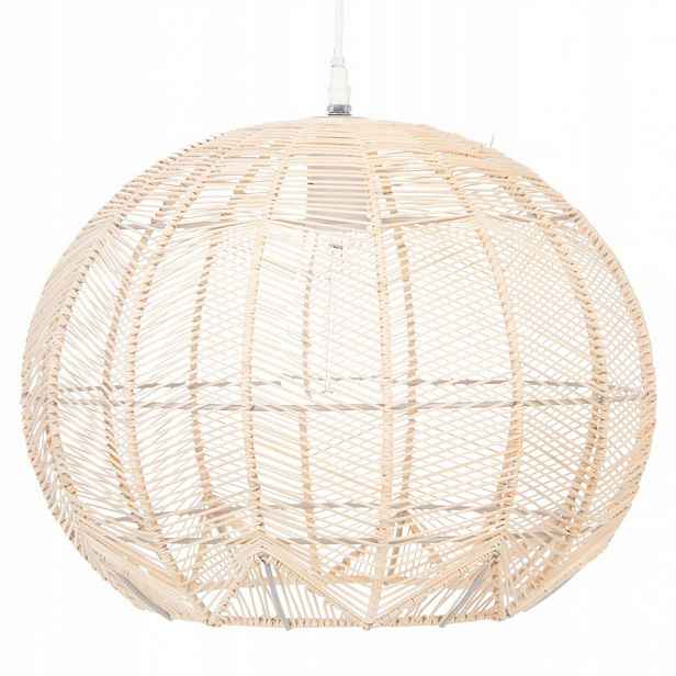 Ratanová závěsná stropní lampa do obýváku Boho