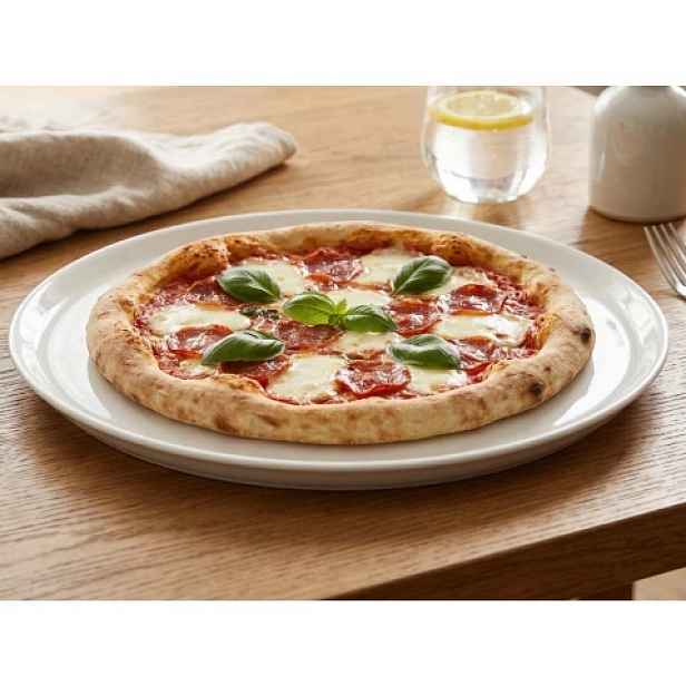 Talíř na pizzu Wellco 33 cm, bílý