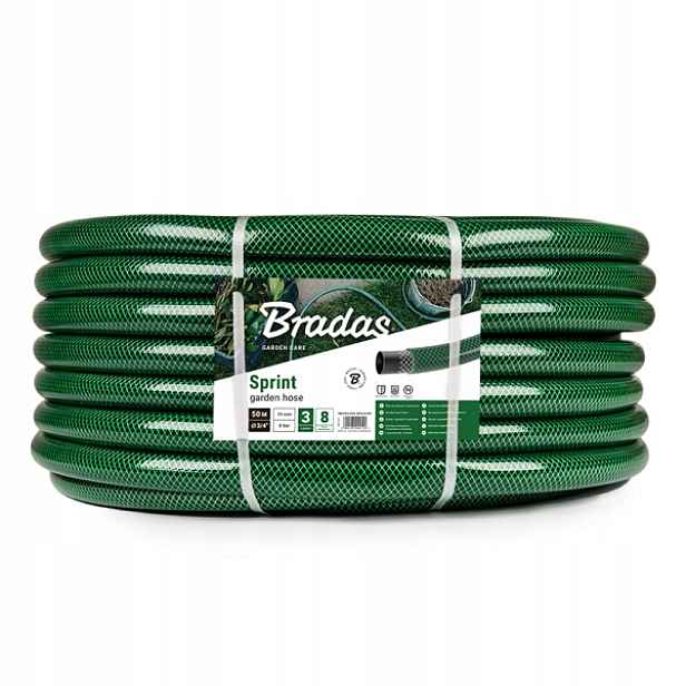 Zahradní Hadice 3/4" 50 M Bradas Sprint Zelená