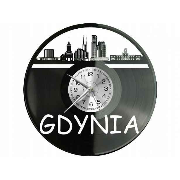 Gdyně Město Polsko Nápad na Dárek Nástěnná Dekorace z vinylové desky