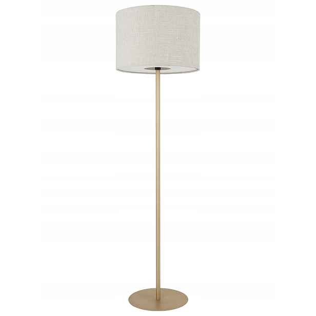Podlahová Lampa Santana krémová 1xE27 163 cm stojící, moderní, pro čtení