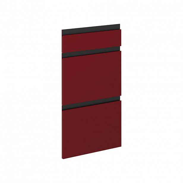 Vicco KUCHYŇSKÁ DVÍŘKA R-Line Červená 39.6 x 70.4 cm nábytková čela pro spodní skříňku se zásuvkami