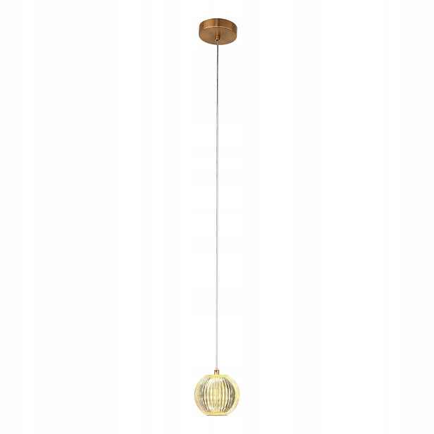 Závěsná lampa Brillant Zlatá Led 5 W LP-3303/1P Light Prestige