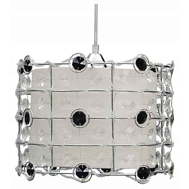 Závěsná lampa s krystaly E27 Seneca Candellux