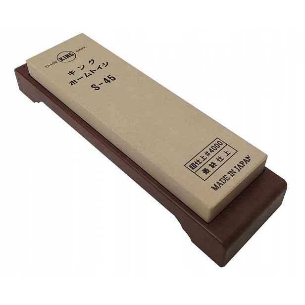 Japonský vodní kámen pro ostření King S-45 #4000 s podstavcem